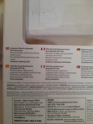 NUEVO.Protectores Pantallas Nintendo DS Lite