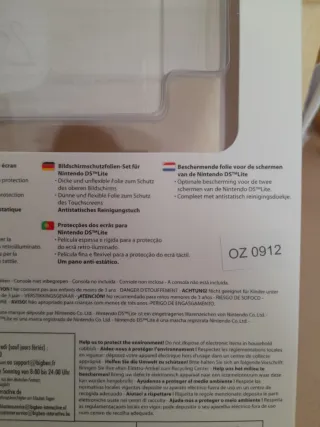 NUEVO.Protectores Pantallas Nintendo DS Lite