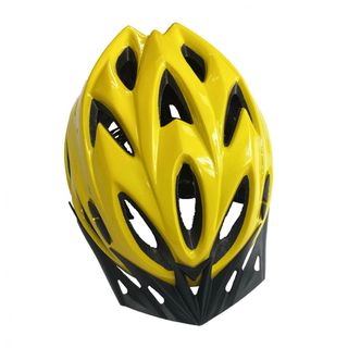 Casco de ciclismo amarillo
