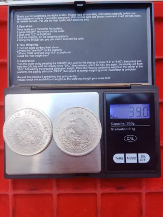 Messico 5 Pesos 1947 Splendidi Restrike