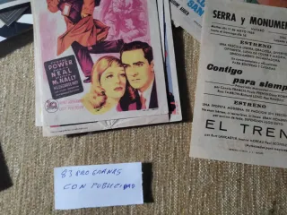 LOTE DE 180 PROGRAMAS DE CINE SIN REPETIDOS
