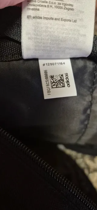 Riñonera Adidas Negra Cruzada