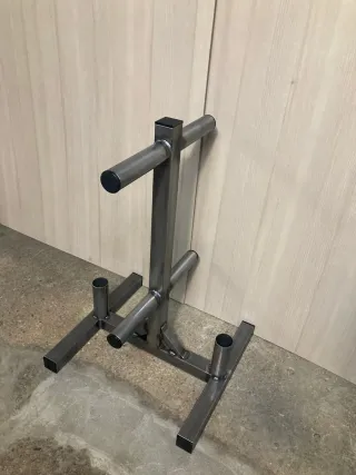 Soporte Pesas para Discos Olimpicos 50 mm Bumper