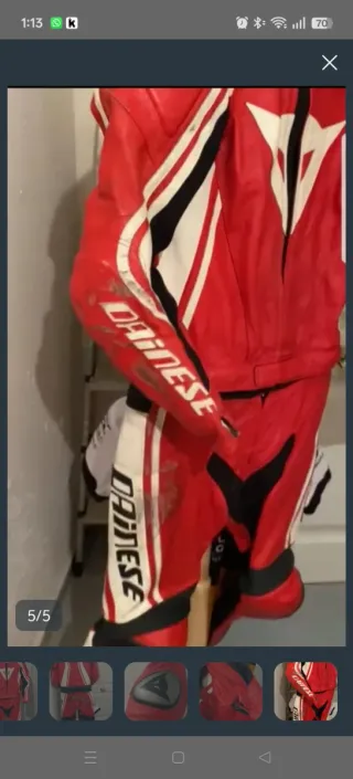 Mono Dainese Laguna Seca Talla 48