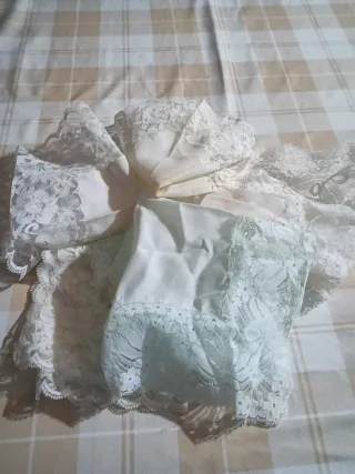 Vestidos Fallera Huertana Beige Blanco