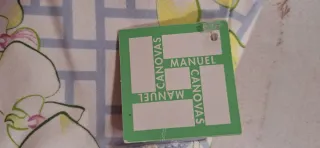 Original Sombrero Manuel Canovas con flores nuevo