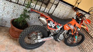 KTM Enduro/Motocross Moto Naranja