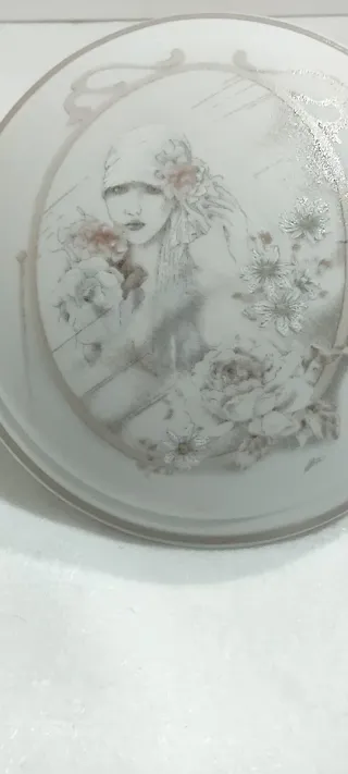 Set 2 Scatoline Limoges porcellana biscuit