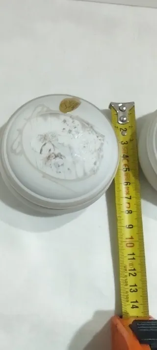 Set 2 Scatoline Limoges porcellana biscuit