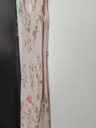 Vestido largo floral Zara talla L