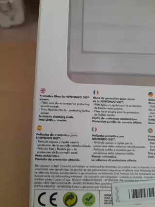 NUEVO. Protectores Pantalla Nintendo DSi