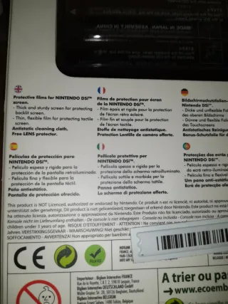 NUEVO. Protectores Pantalla Nintendo DSi