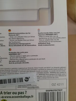 NUEVO. Protectores Pantalla Nintendo DSi