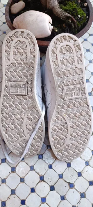 Converse Pro Leather Hi Talla 43 Blancas