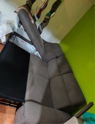 Sofá Cama Chaise Longue Murice Conforama Gris
