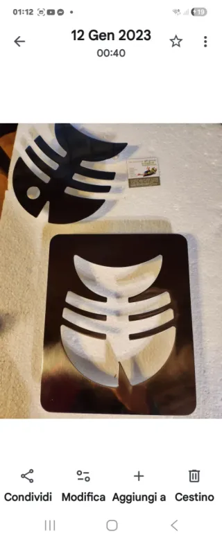 Sottopentola Brandani Acciaio Inox Pesce 2 in 1