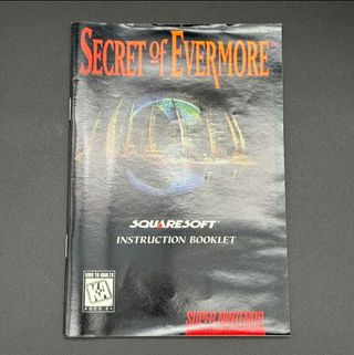 Secret of Evermore Super Nintendo Ntsc-Us