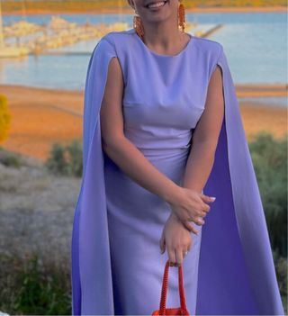 Vestido Malva Fiesta