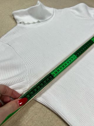 Jersey Ralph Lauren Cuello Alto Talla L Blanco