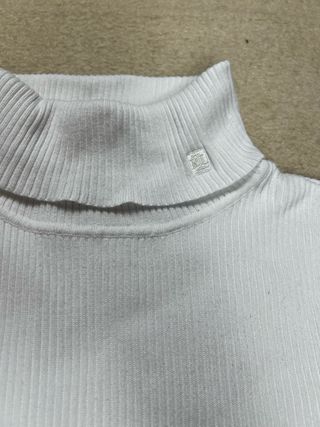 Jersey Ralph Lauren Cuello Alto Talla L Blanco