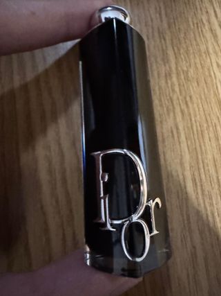 Rossetto Dior nero e argento