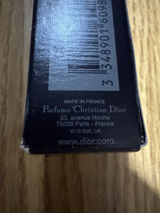 Rossetto Dior nero e argento