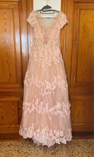 Vestido Zuhair Murad Rosa