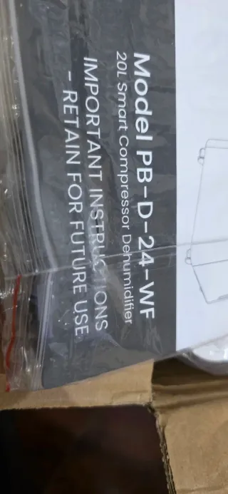 Deshumidificador ProBreeze 20L Smart Compressor