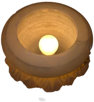 Spettacolare Lampada da Terra Vintage in Alabastro