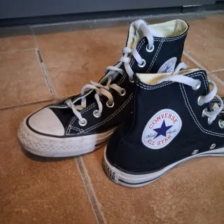 Converse All Star Hi Negras Talla 38