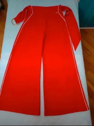 Pantaloni palazzo rossi eleganti