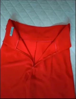 Pantaloni palazzo rossi eleganti