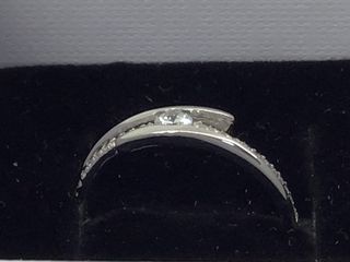 sortija oro 18k con piedra con circonita