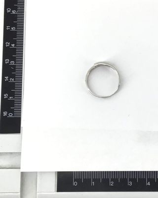 sortija oro 18k con piedra con circonita