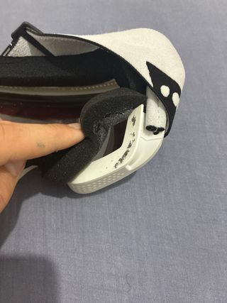 Gafas de esquí blancas