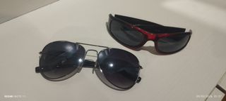 2 Gafas de Sol Aviador y Deportivas
