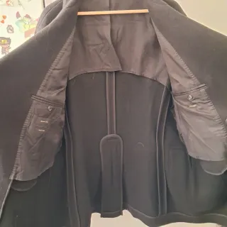 Abrigo Massimo Dutti Negro Nuevo