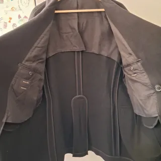 Abrigo Massimo Dutti Negro Nuevo