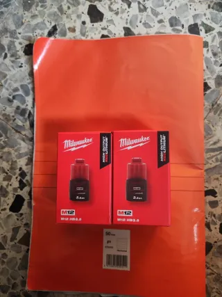 2 Baterías Milwaukee M12 HB3.0 REDLITHIUM