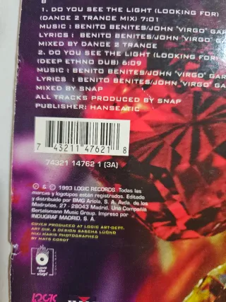 Vinilo 12"  Snap - Do You See The Light