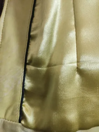 Chaqueta torera piel verde pistacho T.44 mujer