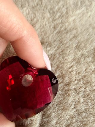 Colgante Corazón Rojo Swarovski