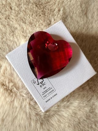 Colgante Corazón Rojo Swarovski