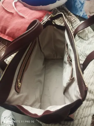 Bolso Tous Piel Beige y Marrón