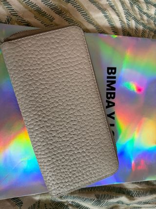 Cartera Bimba y Lola piel beige grande