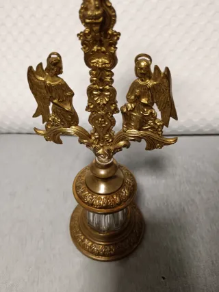 Cruz relicario sobremesa Neogótica