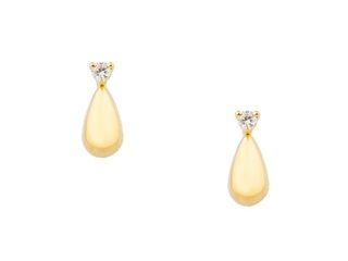 pendientes oro 18k con piedra