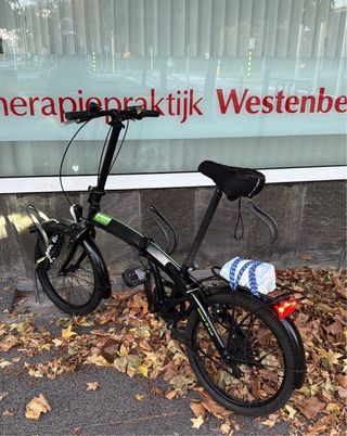 Bicicleta Plegable Negra