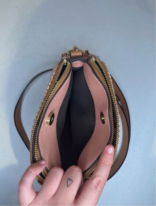 Bolso cruzado tejido mujer