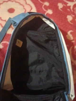 Mochila Puma Vintage Azul y Blanca